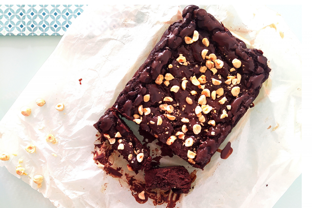 Brownie de alubias con chocolate negro 4 1